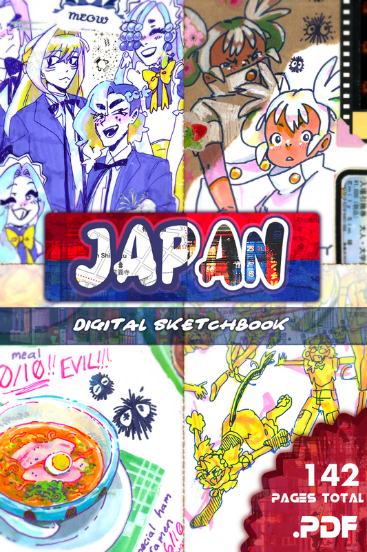 [DIGITAL PDF] Japan Travel Sketchbook